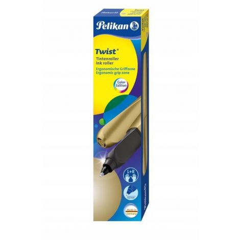 Pióro kulkowe Pelikan Twist Czarno-złote - 3